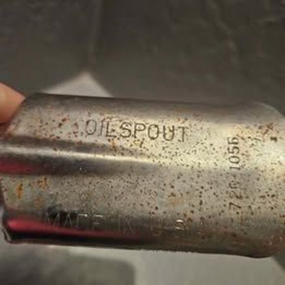 Vintage Metal Oil Can Spout 8" - Picture 6 of 8